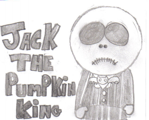 jack skellington-south park style by ghoulscout1313