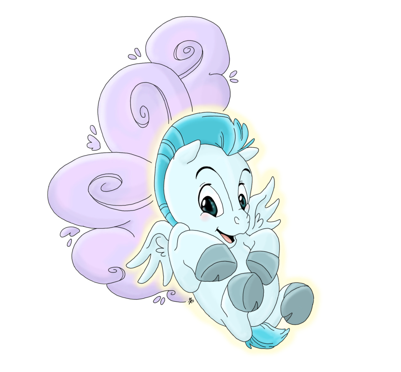 Baby Pegasus by gillustrations