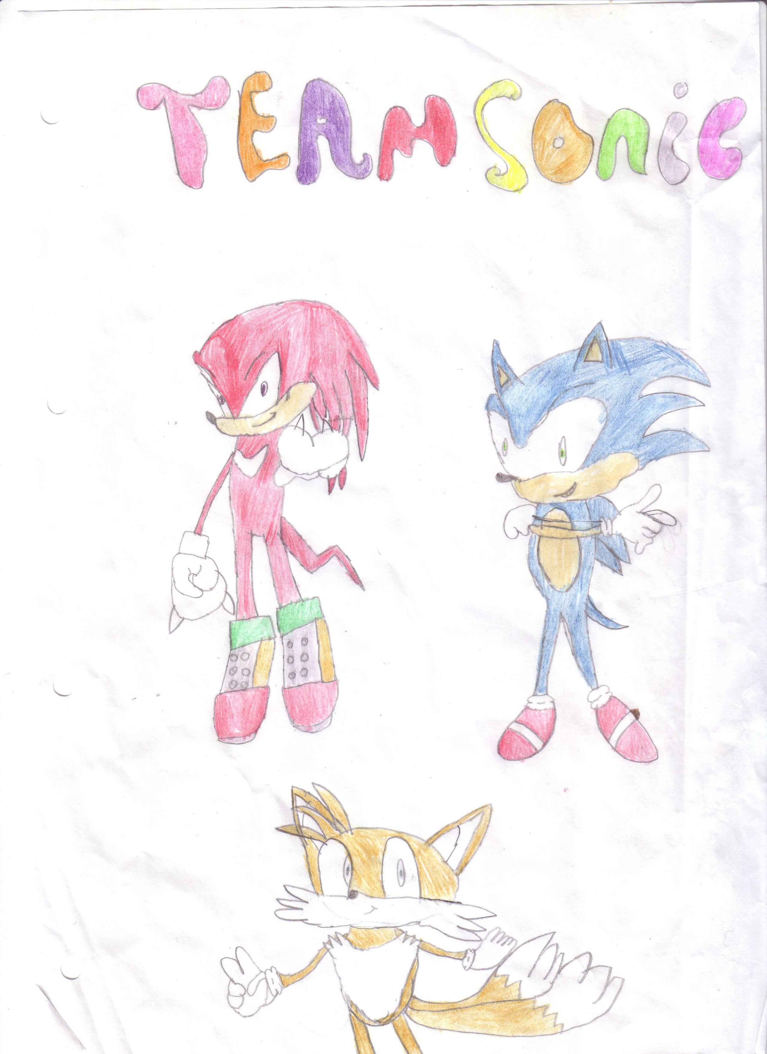 Team Sonic by ginathehedgehog