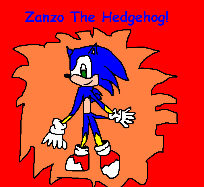 Zanzo The Hedgehog *Request for Shadowvillan* by ginathehedgehog