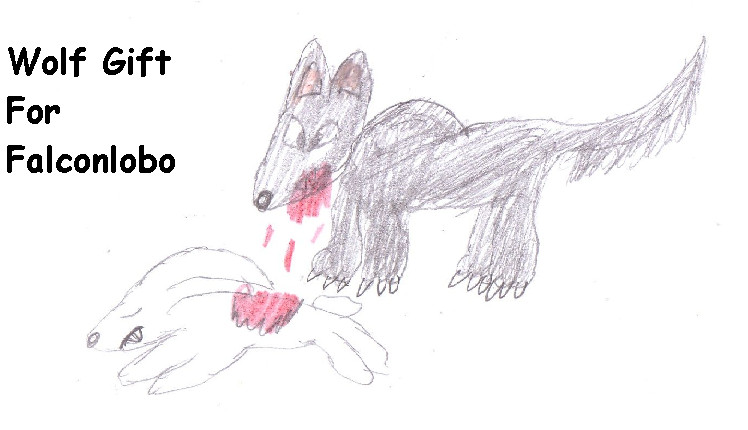 Wolf Gift For Falconlobo by ginathehedgehog