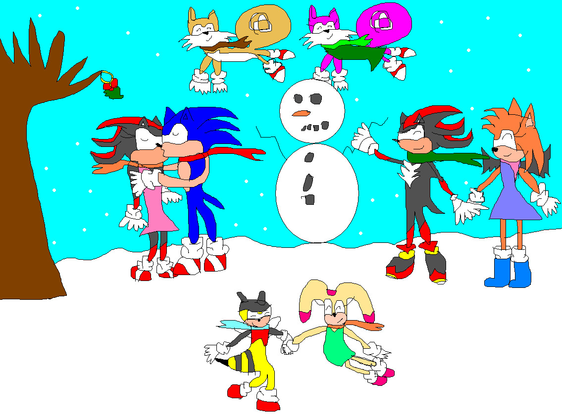 A Sonic Christmas *Contest Entry For Kittyshootingstar's Contest* by ginathehedgehog