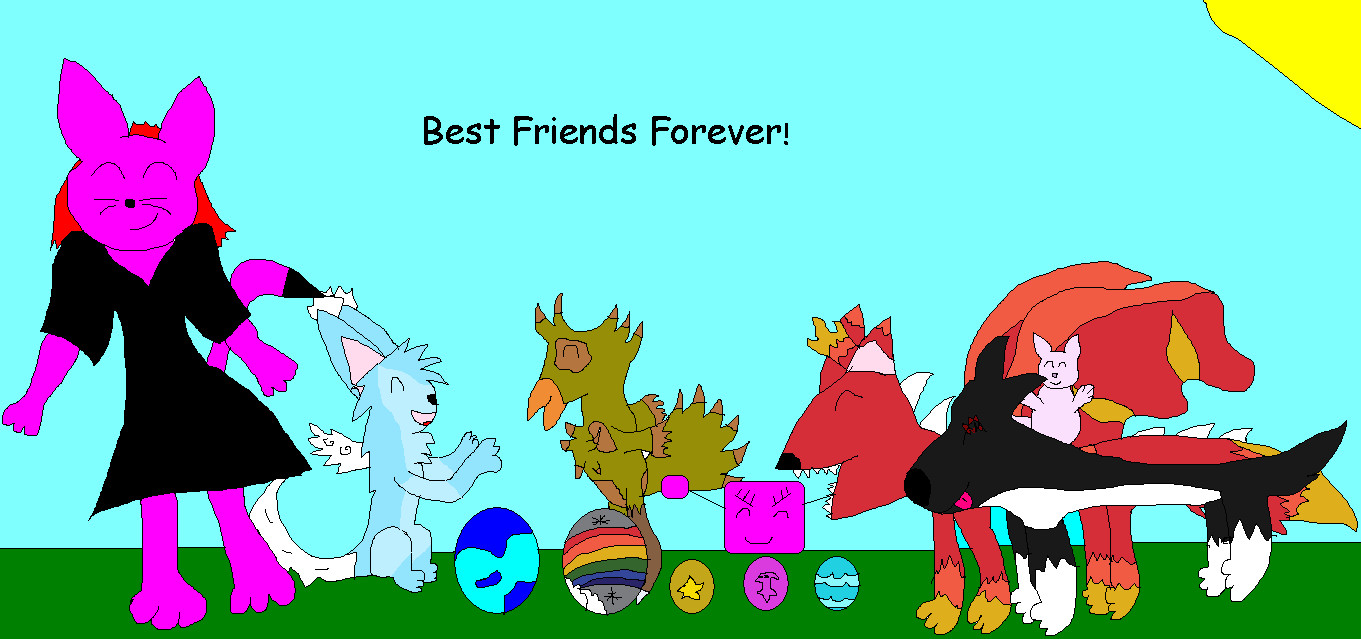 Some Of My Adopted Pets Who Are Best Friends by ginathehedgehog