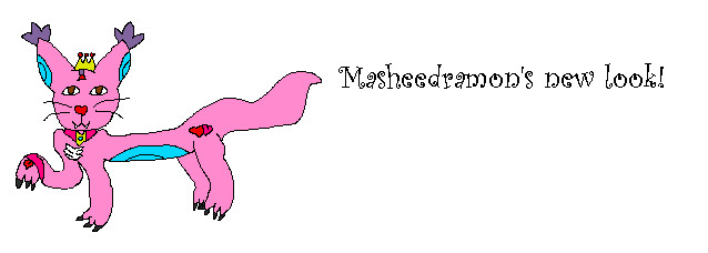 Masheedramon's New Look by ginathehedgehog
