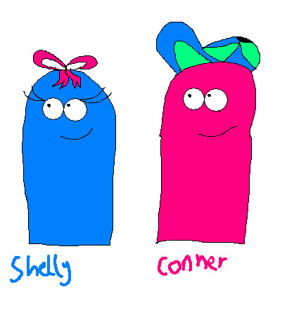 Shelly And Conner (Gina And Bloo's Kids!) by ginathehedgehog