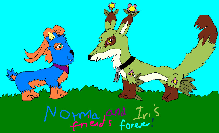 Norma And Iris *Gift For AquaBerry15* by ginathehedgehog