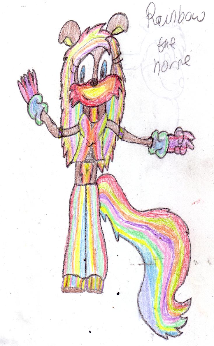 Rainbow The Horse by ginathehedgehog