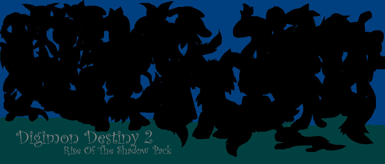 Digimon Destiny 2: Rise Of The Shadow Pack Cover by ginathehedgehog