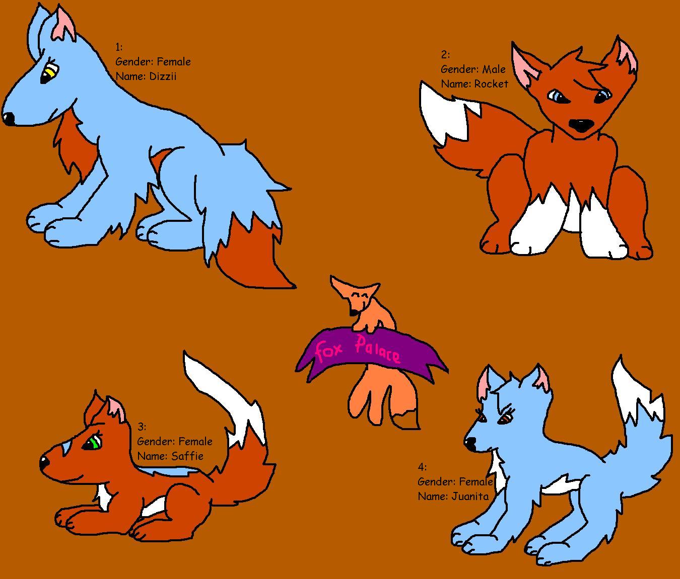 Fox Palace 9 ALL ADOPTED! by ginathehedgehog