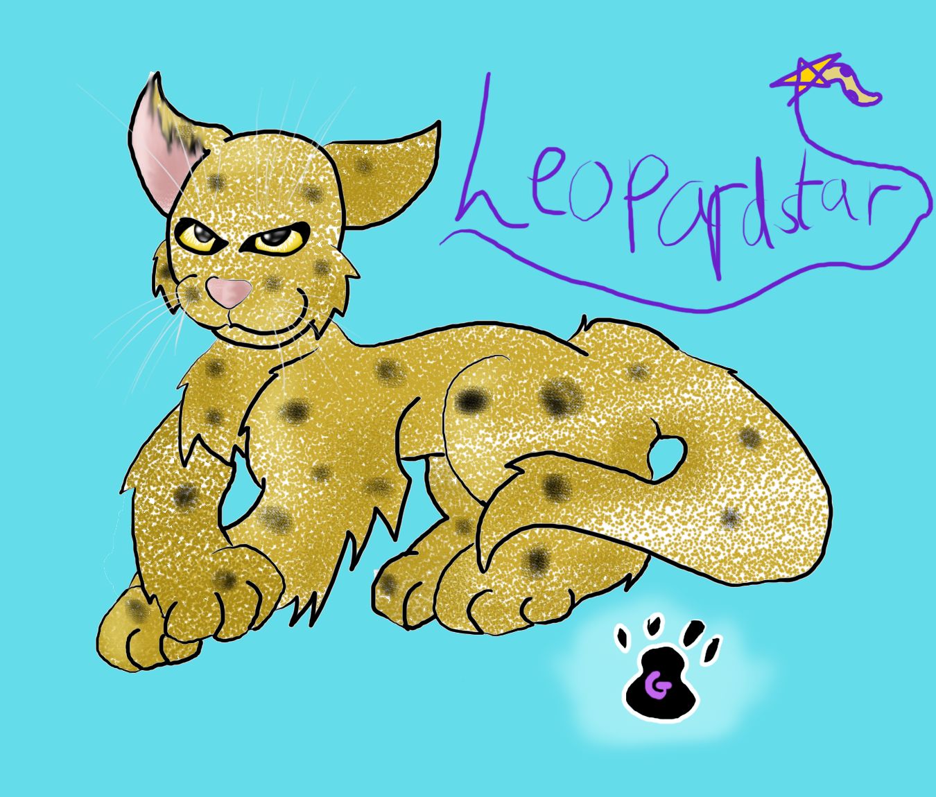 Leopardstar *Request From Plumpenguin1 On Youtube* by ginathehedgehog