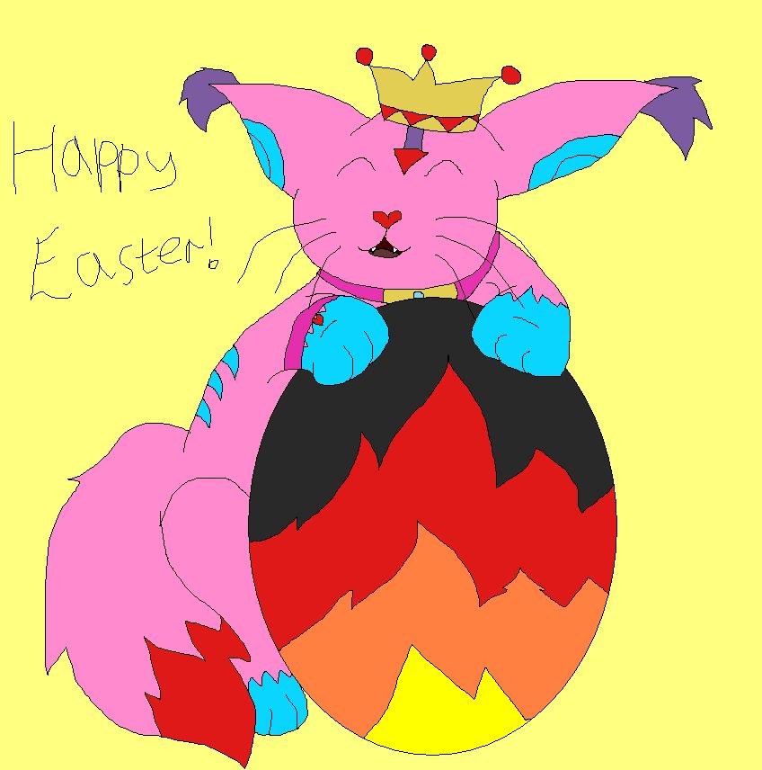 Happy Late Easter From Masheedramon! by ginathehedgehog