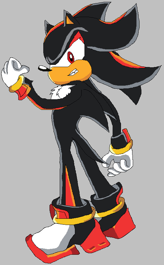Shadow The Hedgehog (Sonic Next Gen Style) by ginathehedgehog