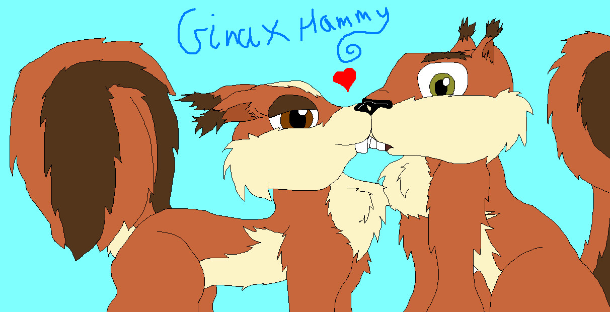 Gina And Hammy by ginathehedgehog