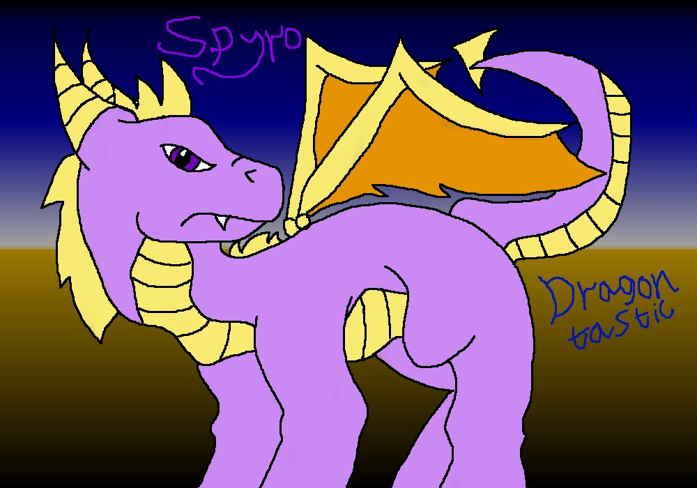Dragontastic - Spyro by ginathehedgehog