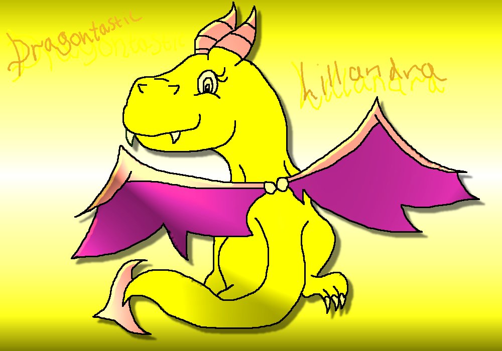 Dragontastic - Lillandra (Edited) by ginathehedgehog