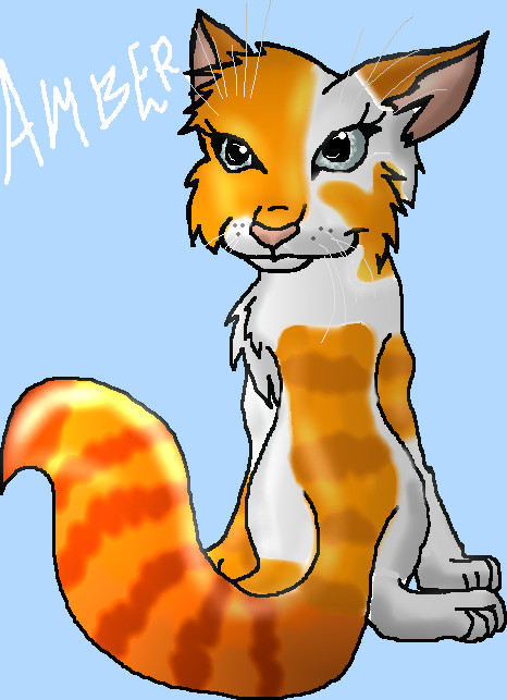 Amber *Art-Trade With InvaderTigerstar* by ginathehedgehog