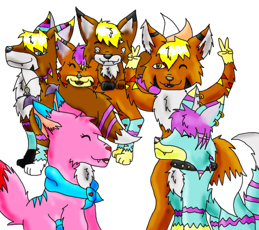 Zorro, Lupin, Okami, Wolf, Mashee and Lobo *Request From PunkWolfGirl* by ginathehedgehog