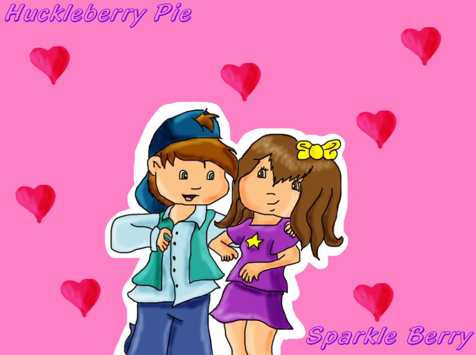 Huckleberry Pie And Sparkle Berry Wallpaper by ginathehedgehog