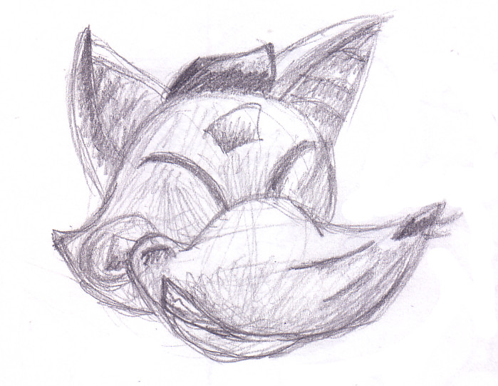 Big Cheese Sketch *Request From Falconlobo* by ginathehedgehog
