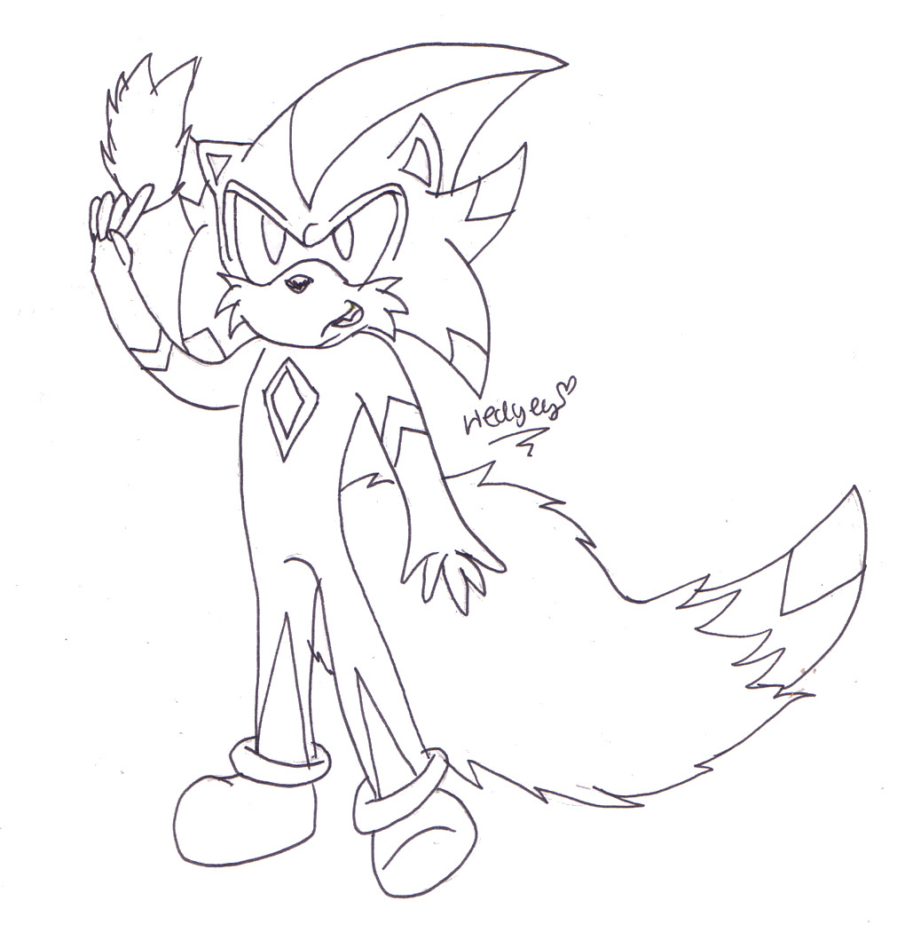 Sketch 2: Demon Cooper by ginathehedgehog