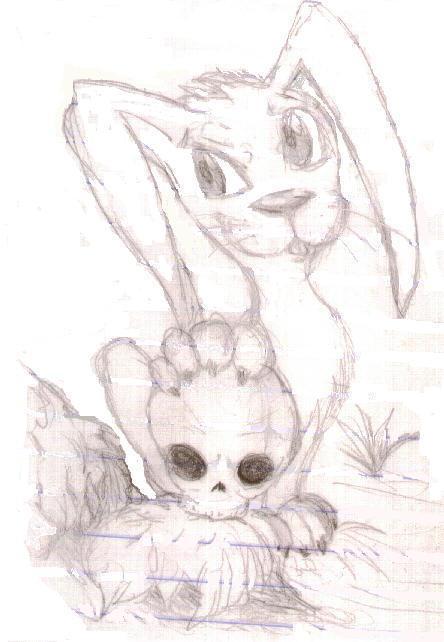 Evil Bunny by gohstann