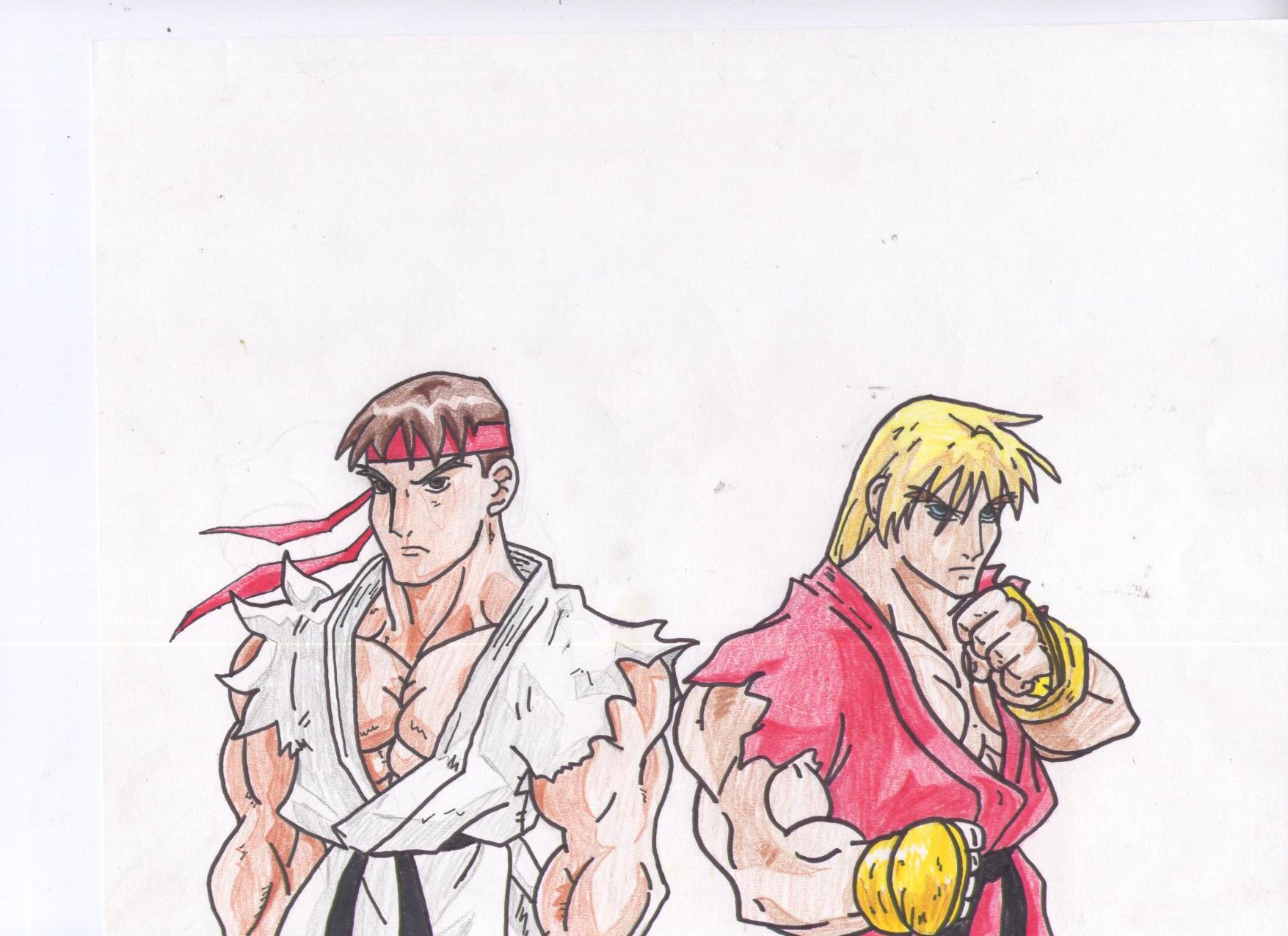 Ryu and Ken by gokengt