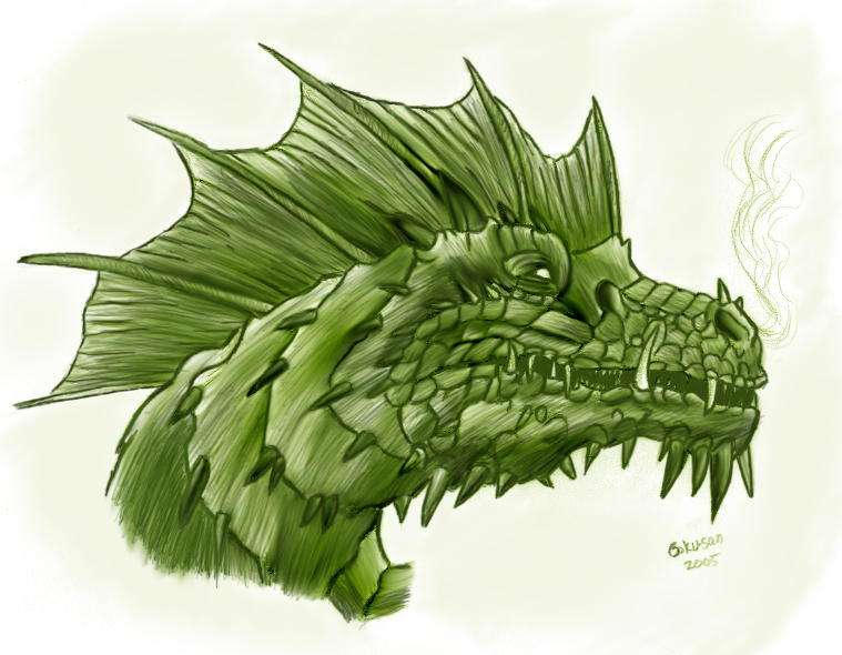 Green Dragon by gokusan