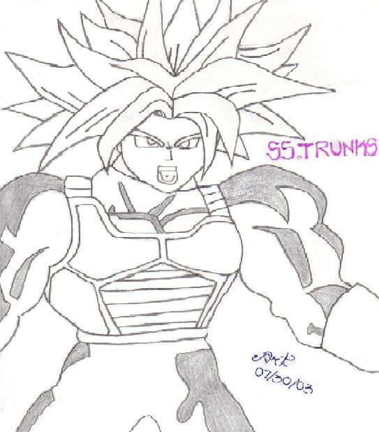 Trunks Super Saiyan Drawings. super saiyan trunks by