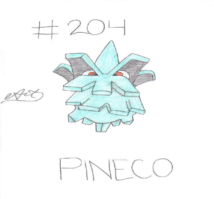 pineco by gokuthemighty