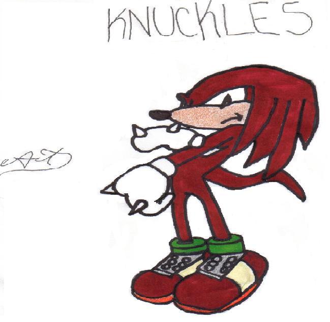 knuckles the echidna by gokuthemighty