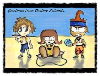 Destiny islands gang by googelybear