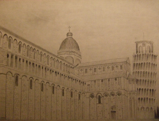 Pisa &amp; The Pisa Cathedral by goshnoxo