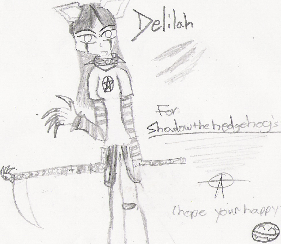 Delilah (ShadowthehedgehogsGurl request) by gothic_genie