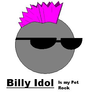 Billy Idol, My pet rock by gothic_genie
