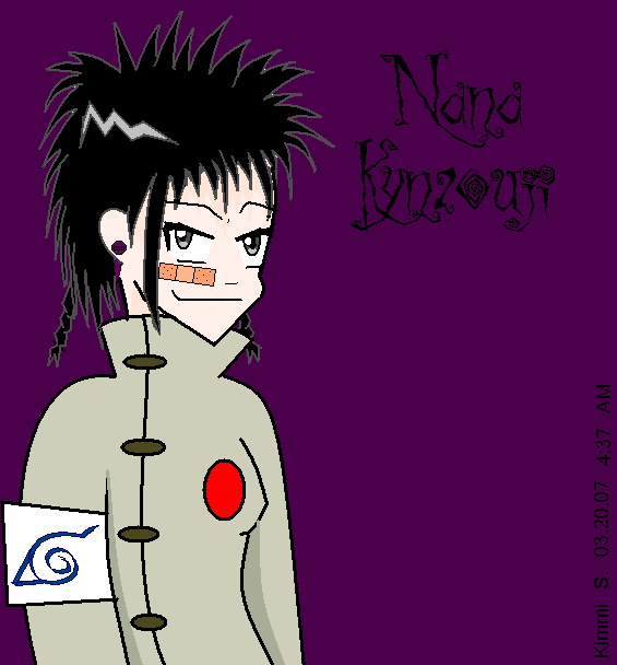 Nana Kynzouji; Naruto OC by gothic_genie