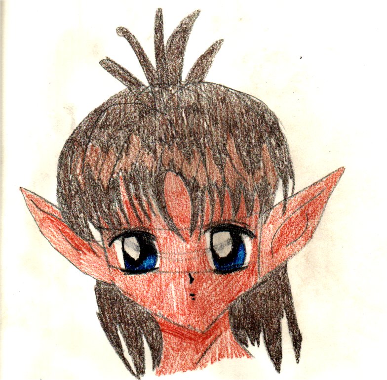 Coloured Pencil Elf Updated by gothicmermaid05