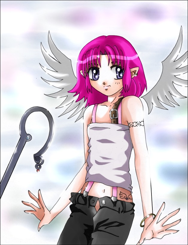 Pink Angel by gothicrinoa