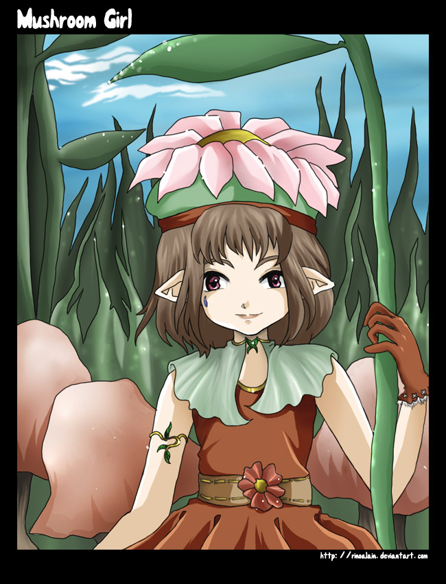 Mushroom Girl by gothicrinoa