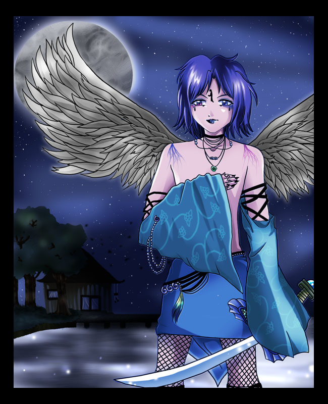 Midnight Angel by gothicrinoa