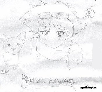 Radical Edward and Ein by govilshayla