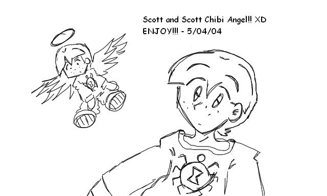 Scott and a Scott Chibi ^-^ by grace91390