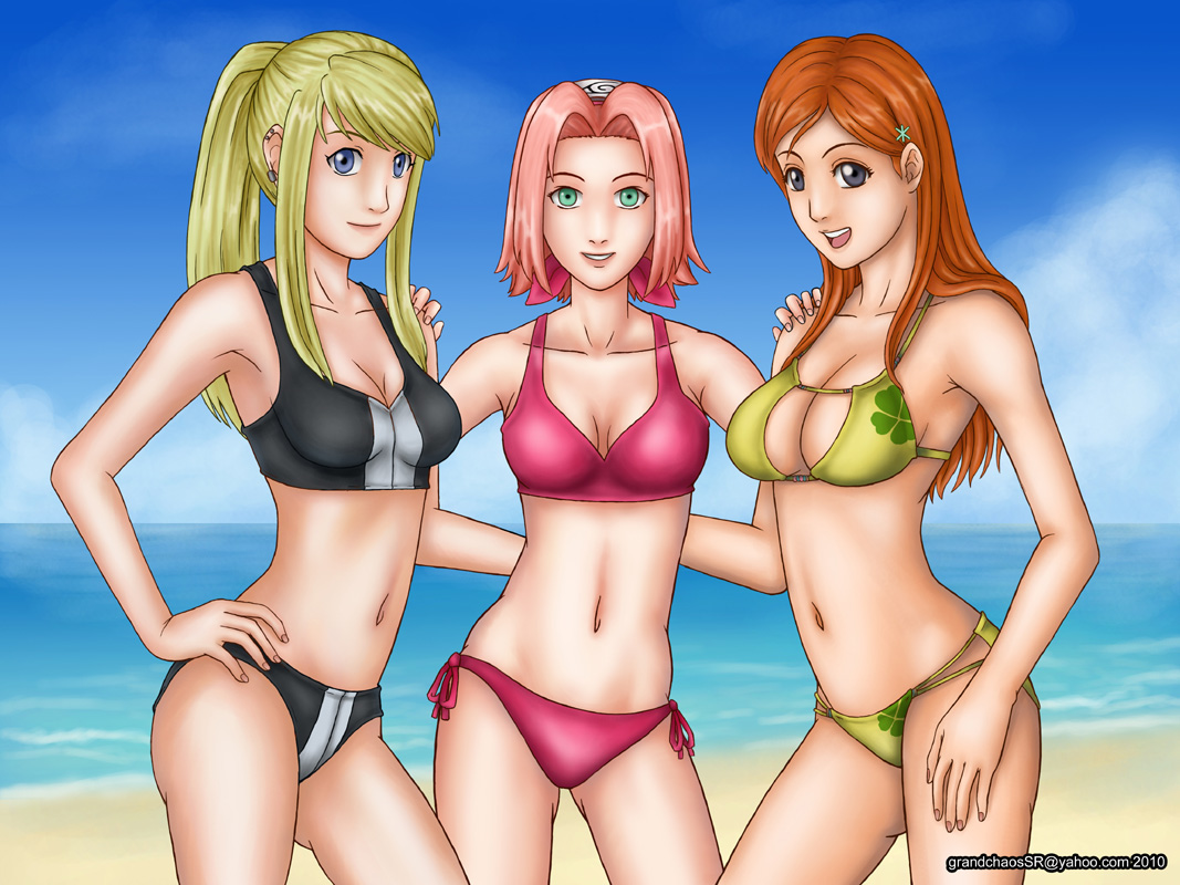Anime Crossover Beach Special by grandchaosSR