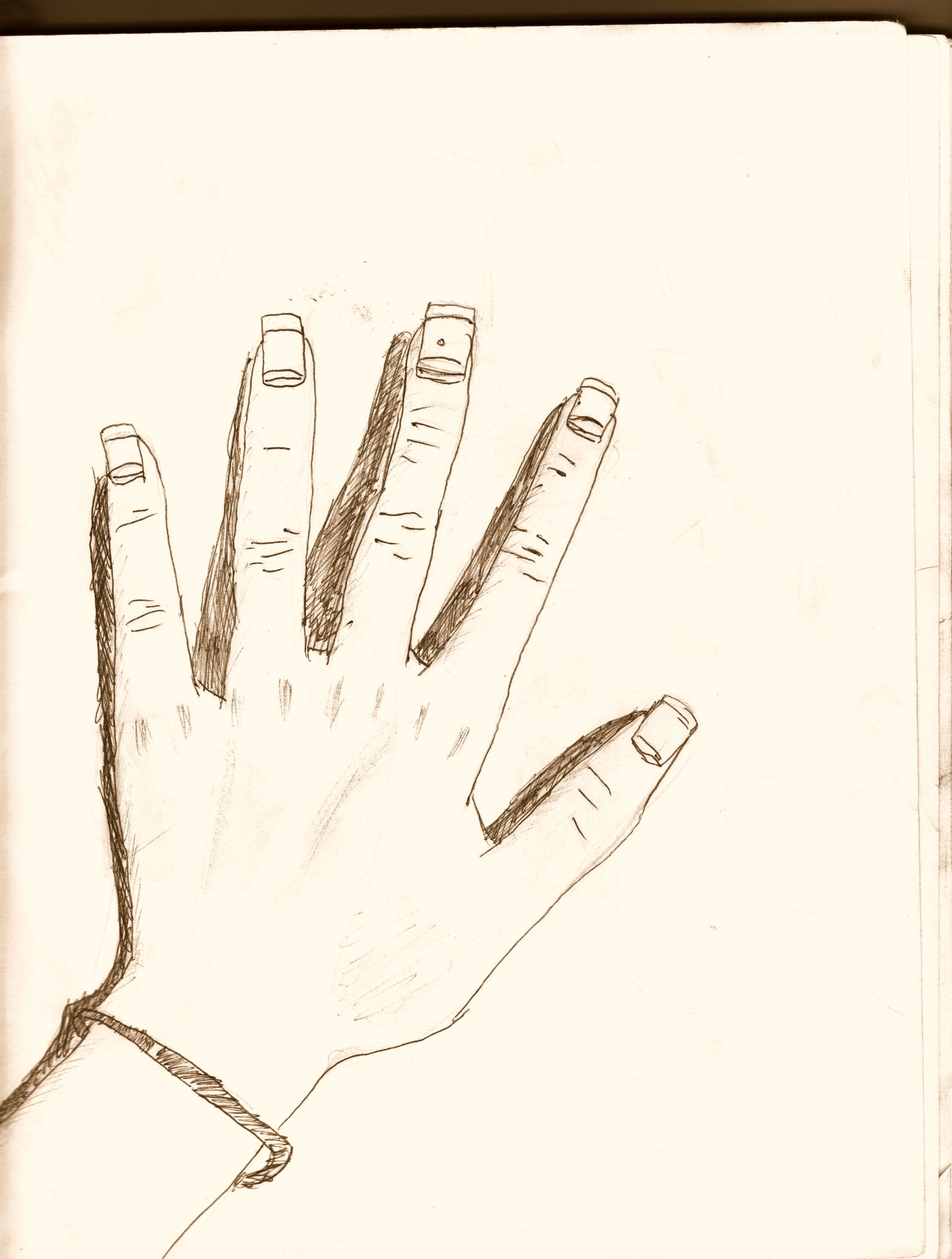 my left hand by graphite0alchemist