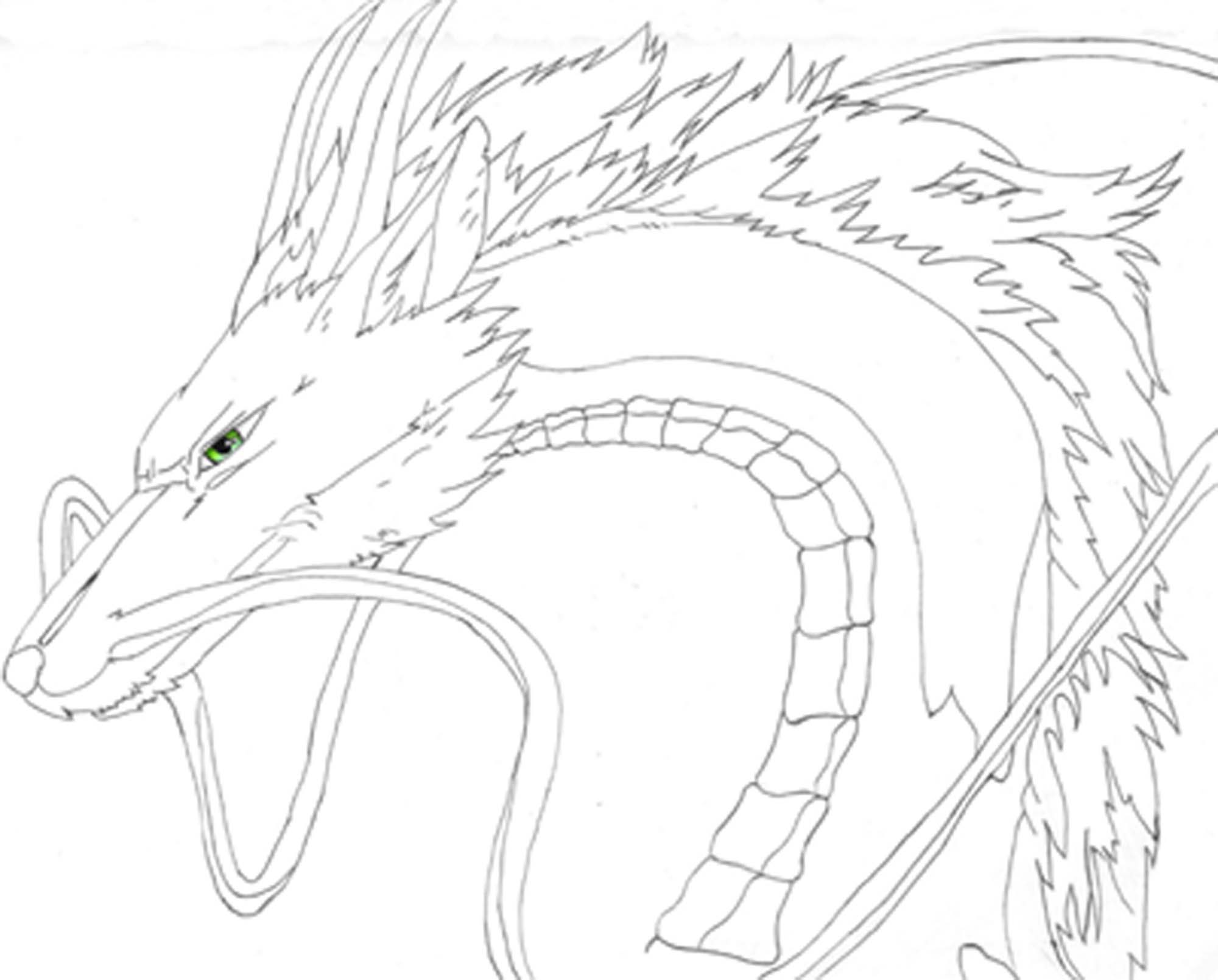 Haku in Dragon Form by gravitate2thelove