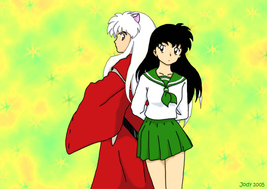 Inuyasha and Kagome by gravitate2thelove