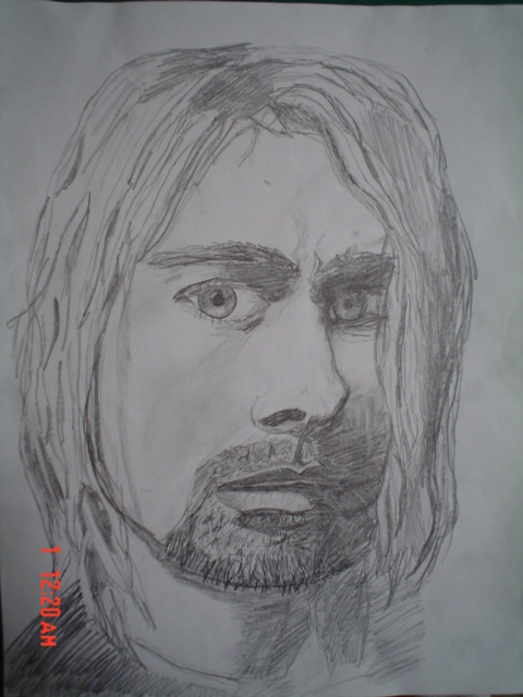 my man, Kurt Cobain by grayguitar4