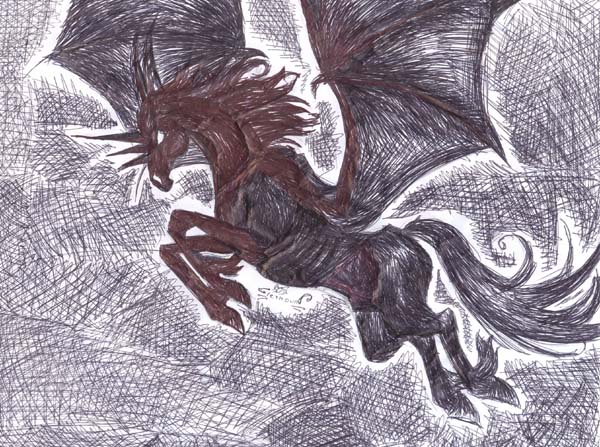 A Thestral by greyhound