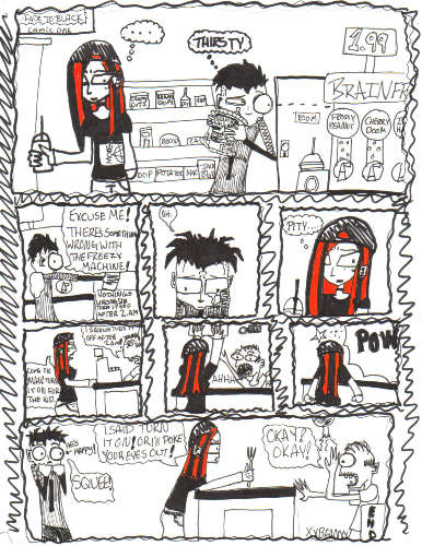 FADE TO BLACK COMIC #1 *created by me and gothic_g by HTHM