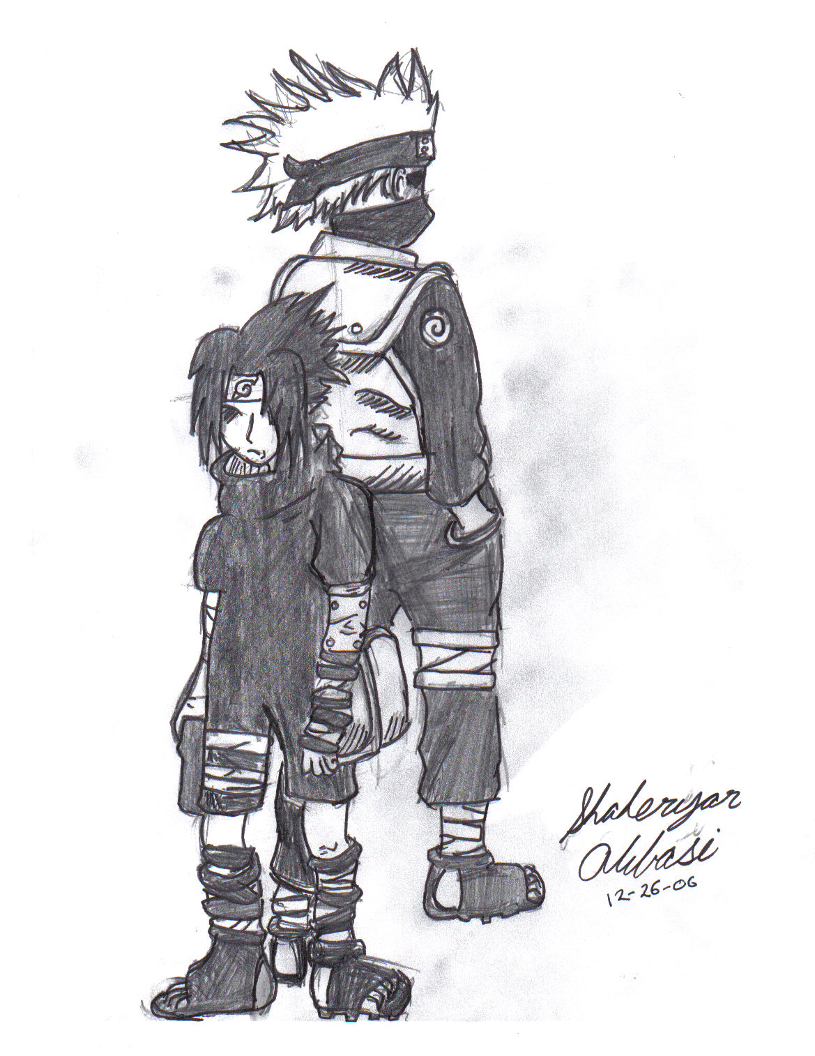 Sasuke and Kakashi's Arrival by HaRRyPoTTer45