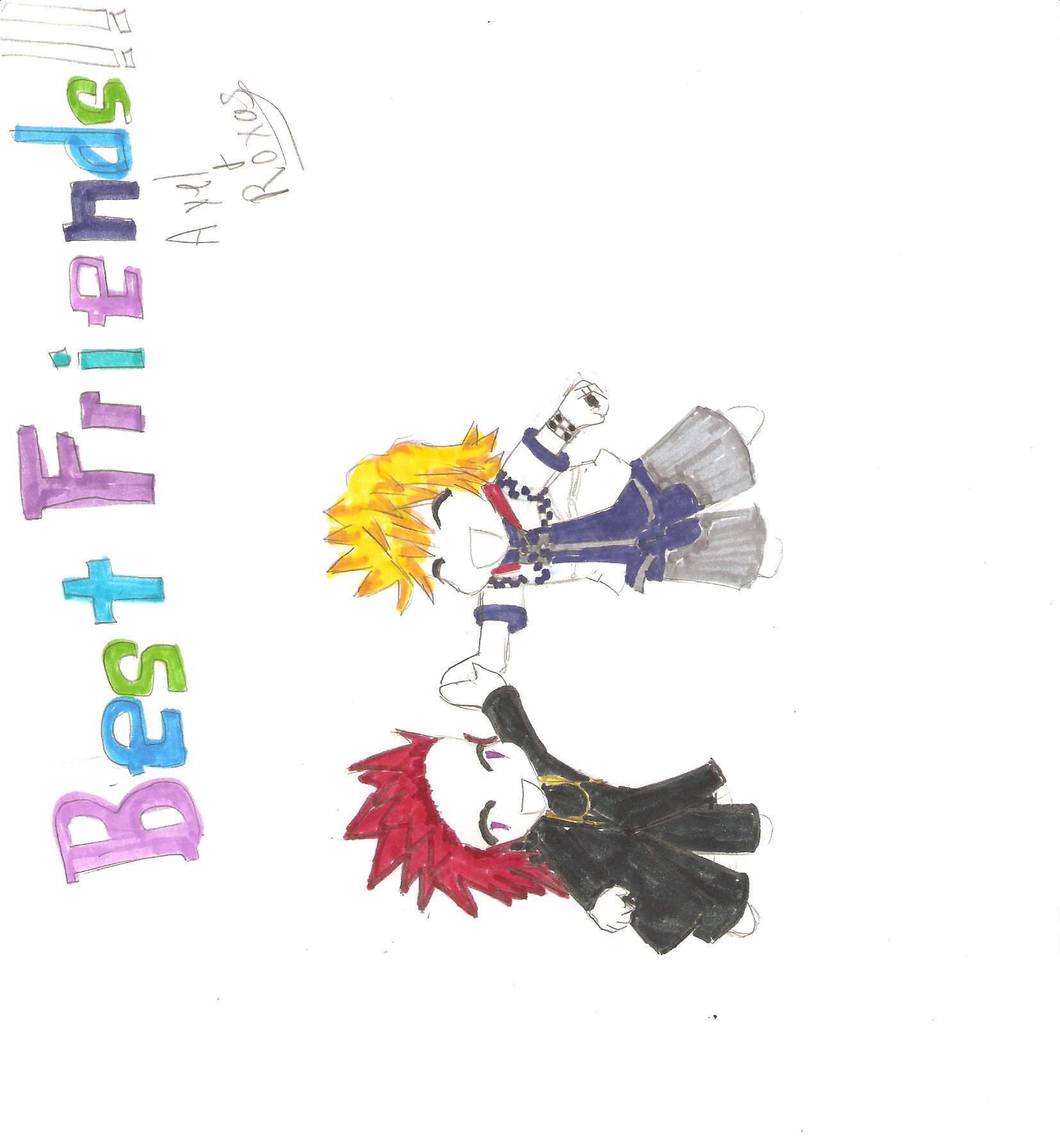 Axel and Roxas (request for onlyahalfbreed) by Hachi10120